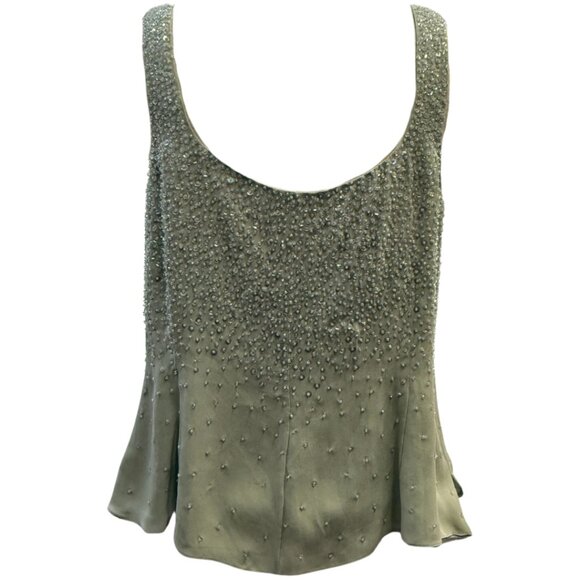 Anna Klein Embellished Tank Top - Picture 4 of 7